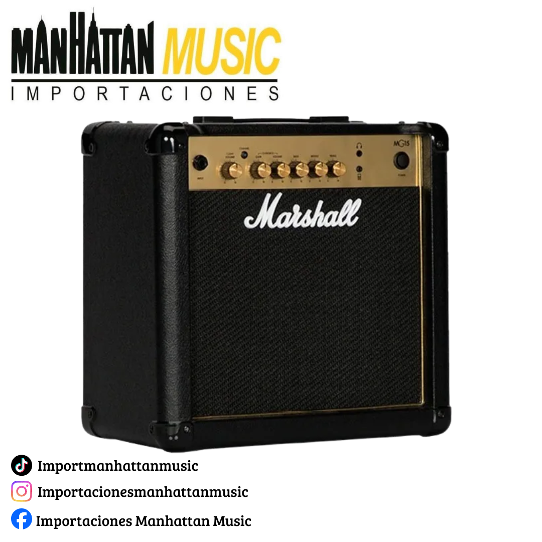 Amplificador Marshall Mg15 Gold