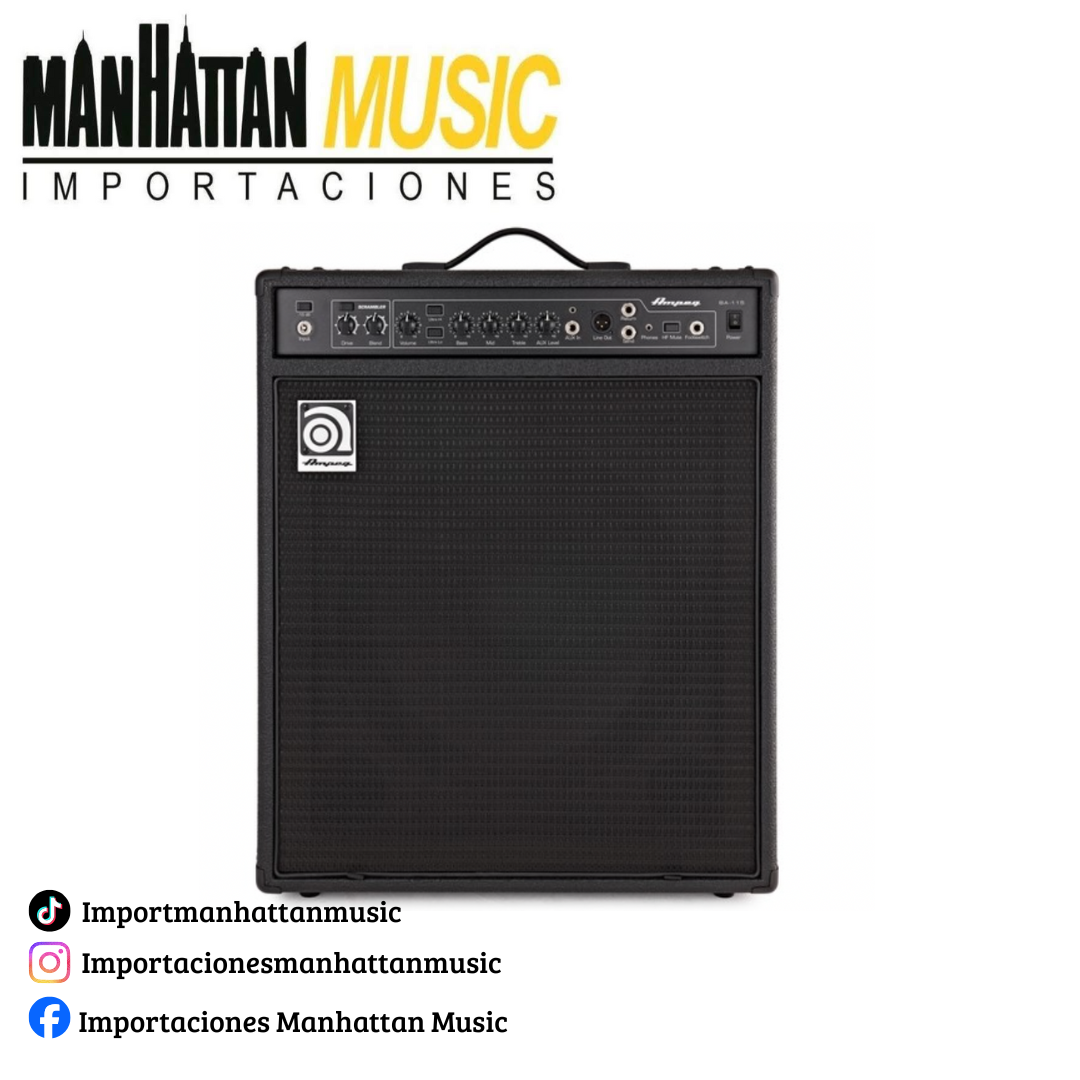 Amplificador para Bajo 150W AMPEG BA115