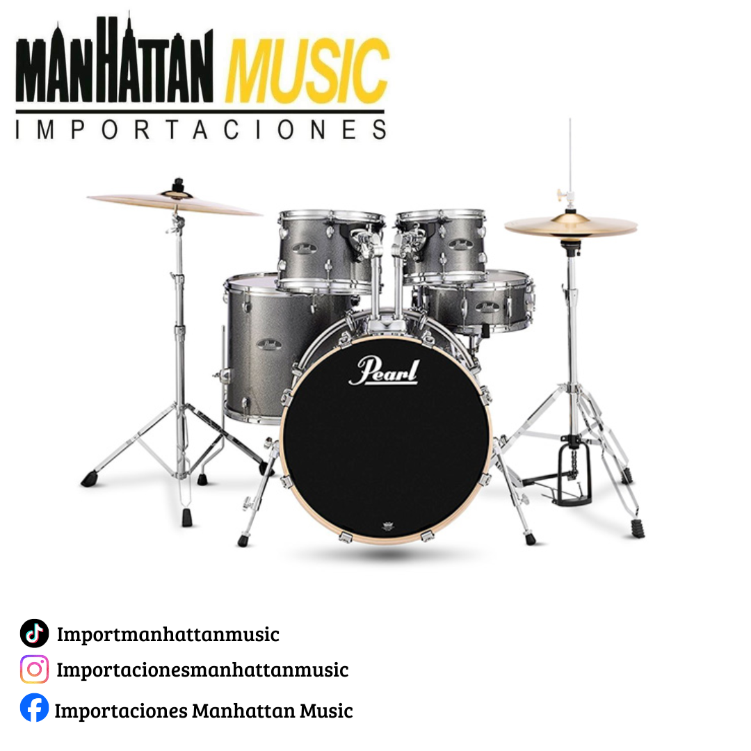 Batería Acústica Pearl Roadshow Escarchada