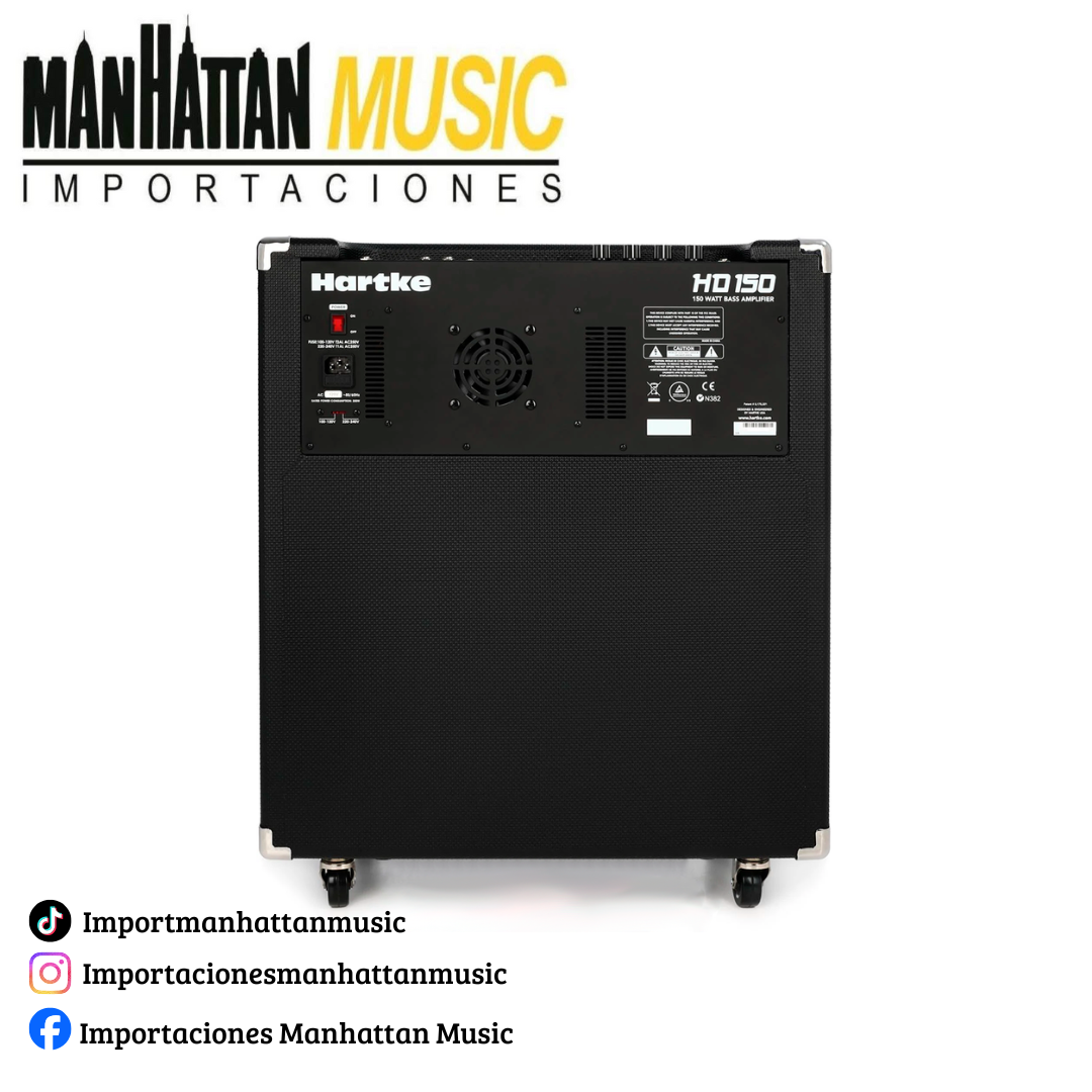Hartke HD150 – Amplificador de Bajo 1×15″ 150W - Imagen 2