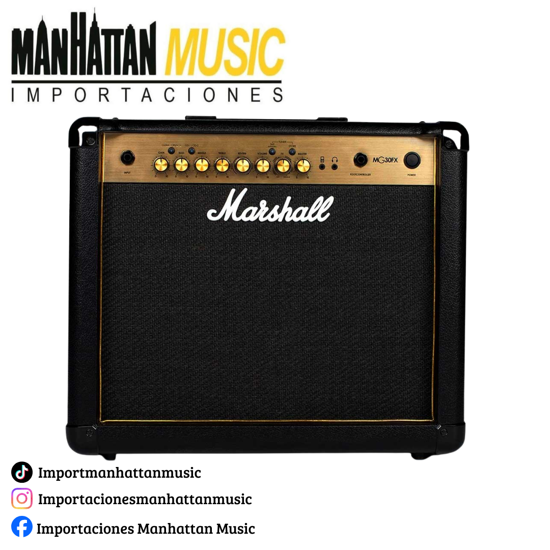 Marshall MG30GFX – Amplificador de Guitarra con Efectos 1×10″ 30W