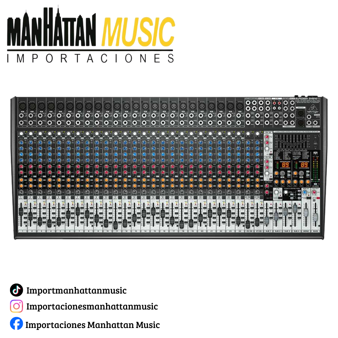 Mezclador con Efectos de 32 canales Behringer Eurodesk SX3242FX