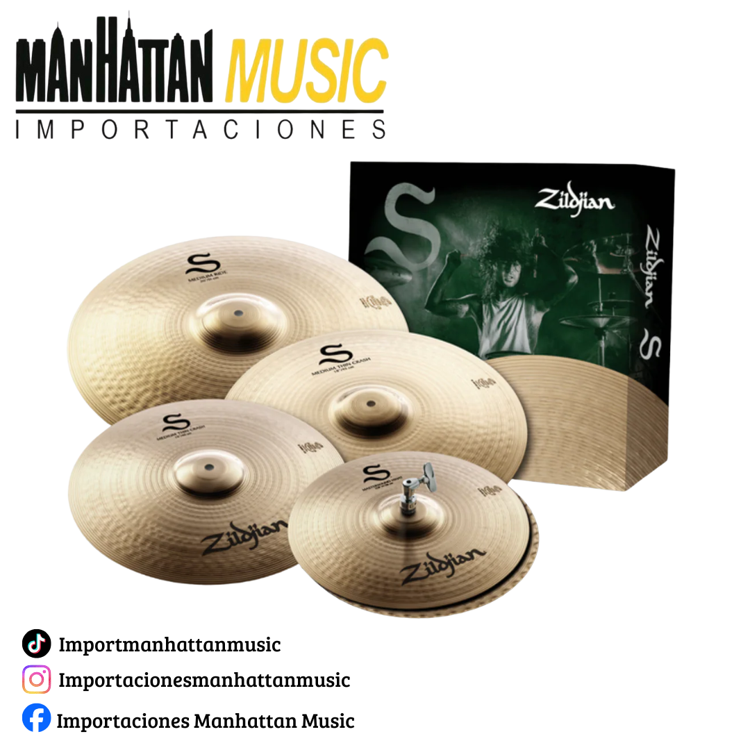 Pack de Platillos Zildjian S390 (14H,16C,18C,20R)
