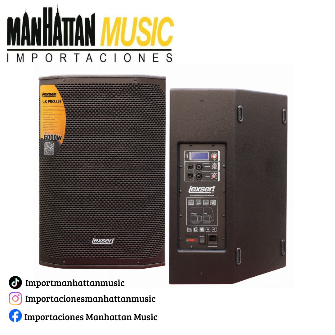 Parlante Activo 6000W Lexsen LX Pro 115