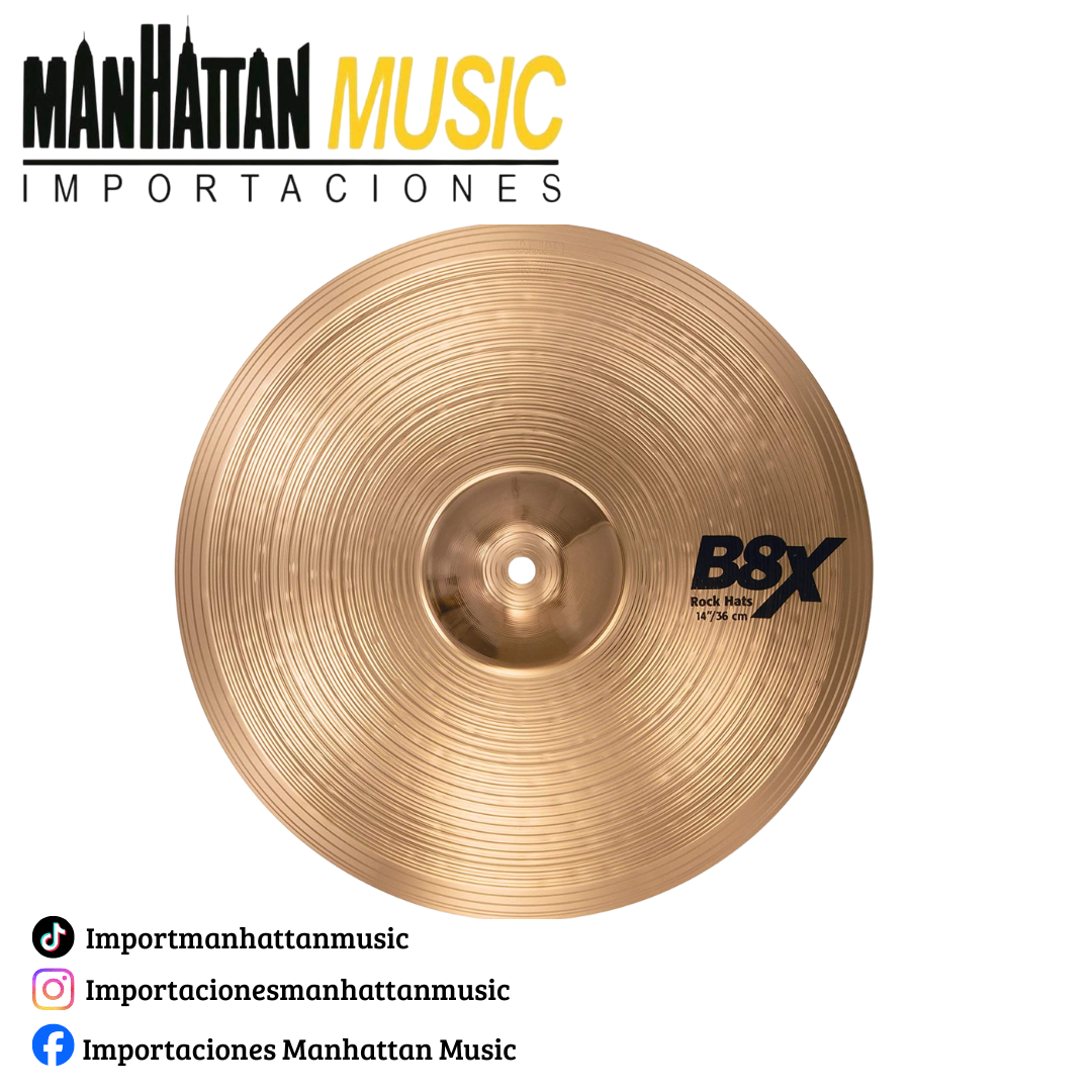 Platillo de Banda Sabian B8X Thin Crash 14"/36cm