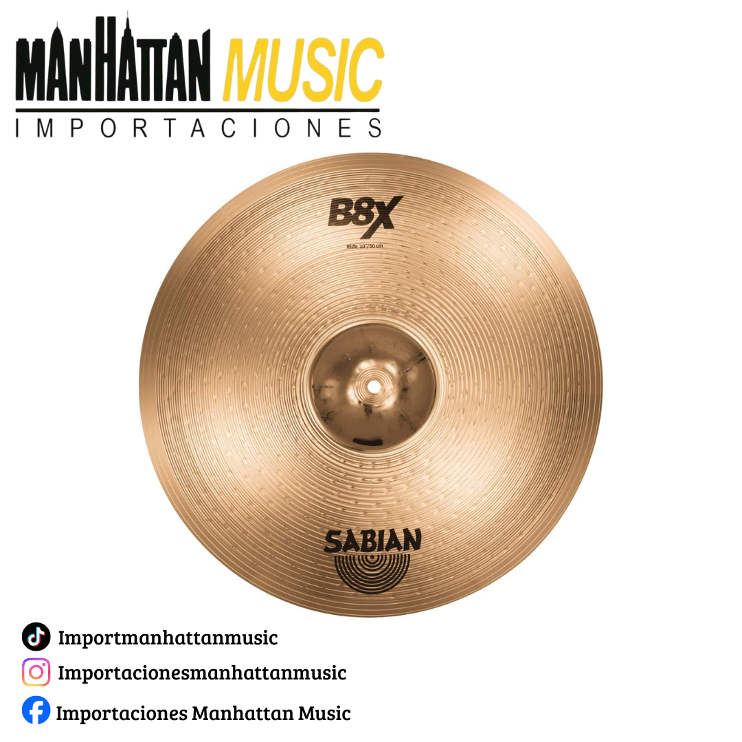 Platillo Sabian B8X Ride 20"/51cm